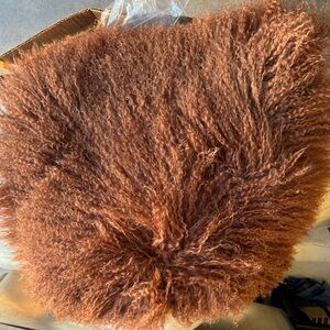 COPY - WEST ELM Mongolian Lamb Pillow Cover